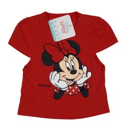 Disney Minnie Παιδικό Σετ με Κάπρι Κολάν, Καλοκαιρινό για Κορίτσια 625 Κόκκινο