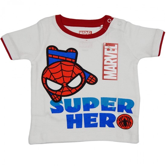 Marvel Spiderman Παιδικό Σετ Κοντομάνικο Βαμβακερό για Αγόρια 270 Λευκό