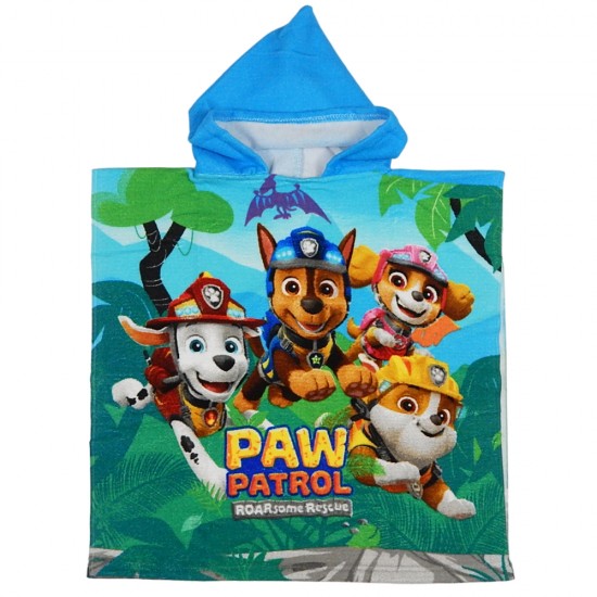 Paw Patrol Nickelodeon Παιδικό Πόντσο Θαλάσσης Κορίτσι 100x50 εκ. Πολύχρωμο 709