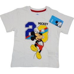 Disney Mickey Παιδικό Σετ Καλοκαιρινό με Σορτς για Αγόρια 630 Λευκό