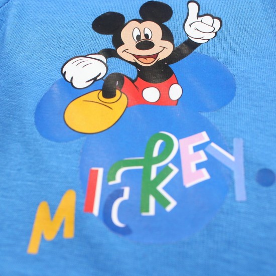 Disney Mickey Παιδικό Σετ Καλοκαιρινό με Σορτς για Αγόρια 609 Γαλάζιο
