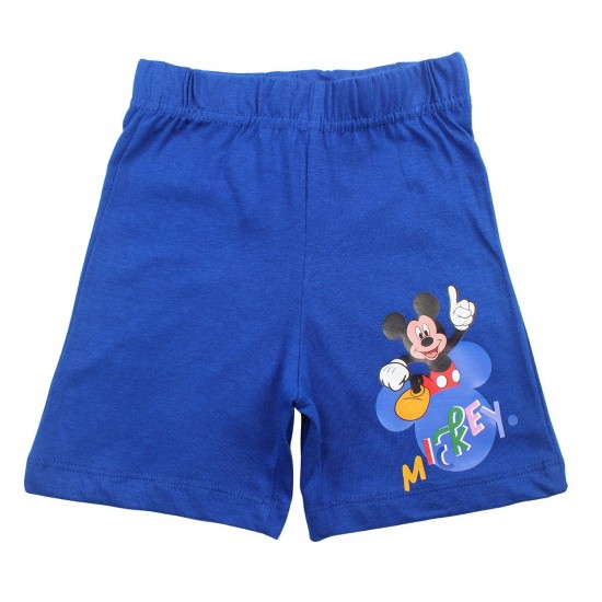 Disney Mickey Παιδικό Σετ για Αγόρια Καλοκαιρινό με Σορτς 608 Μπλε