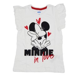 Disney Minnie Παιδικό Σετ Καλοκαιρινό με Σορτς για Κορίτσια 643 Λευκό