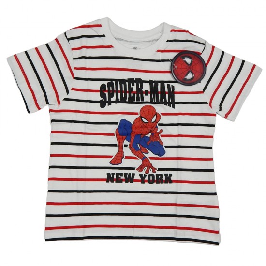 Spiderman Marvel Παιδικό Σετ Με Σορτς Καλοκαιρινό Κοντομάνικο Αγόρι 550 Κόκκινο