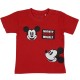Disney Mickey Παιδικό Σετ με Σορτς Καλοκαιρινό Για Αγόρια 618 Κόκκινο