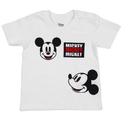 Disney Mickey Παιδικό Σετ με Σορτς Καλοκαιρινό Για Αγόρι 617 Λευκό