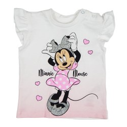 Disney Minnie Παιδικό Σετ με Σορτς, Καλοκαιρινό για Κορίτσια 615 Ροζ