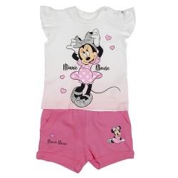 Disney Minnie Παιδικό Σετ με Σορτς, Καλοκαιρινό για Κορίτσια 615 Ροζ