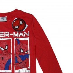 Spiderman Παιδική Μπλούζα Μακρυμάνικη  Χειμερινή Αγόρι Marvel 5614 Κόκκινο