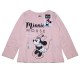 Disney Παιδική Μπλούζα Minnie Mouse Βαμβακερή Χειμερινή Κορίτσι Ροζ 748-2
