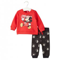 Disney Σετ Παιδικές Φόρμες Για Αγόρια Χειμερινές Mickey Mouse 812 Κόκκινο