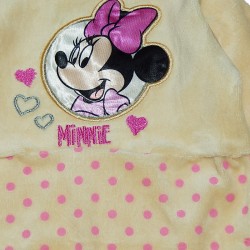 Disney Minnie Βελουτέ Φορμάκι Μακρυμάνικο Κορίτσι Εκρού 294