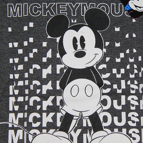 Disney Παιδική Μπλούζα Χειμερινή Μακρυμάνικη Για Αγόρια Mickey 447 Γκρι