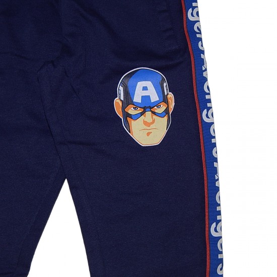 Marvel Παιδικό Παντελόνι Φόρμας Avengers Navy Μπλε 318