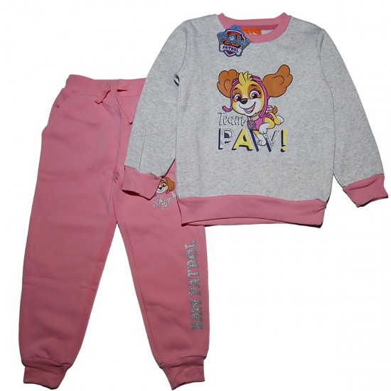 Disney Παιδικές Φόρμες Χειμερινές Για Κορίτσι Paw Patrol 179 Ροζ